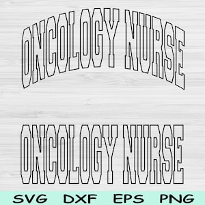 Oncology Nurse Svg Cut Files, Oncology Nurse Png, Cancer Nurse Svg Files For Cricut, Nurse Shirt Svg Wave Text Sublimation Digital Designs