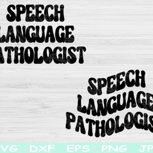 File di taglio SLP Svg Png Eps, Logopedista Svg, File Svg Logopedista per Cricut, Disegni Silhouette Svg Logopedista