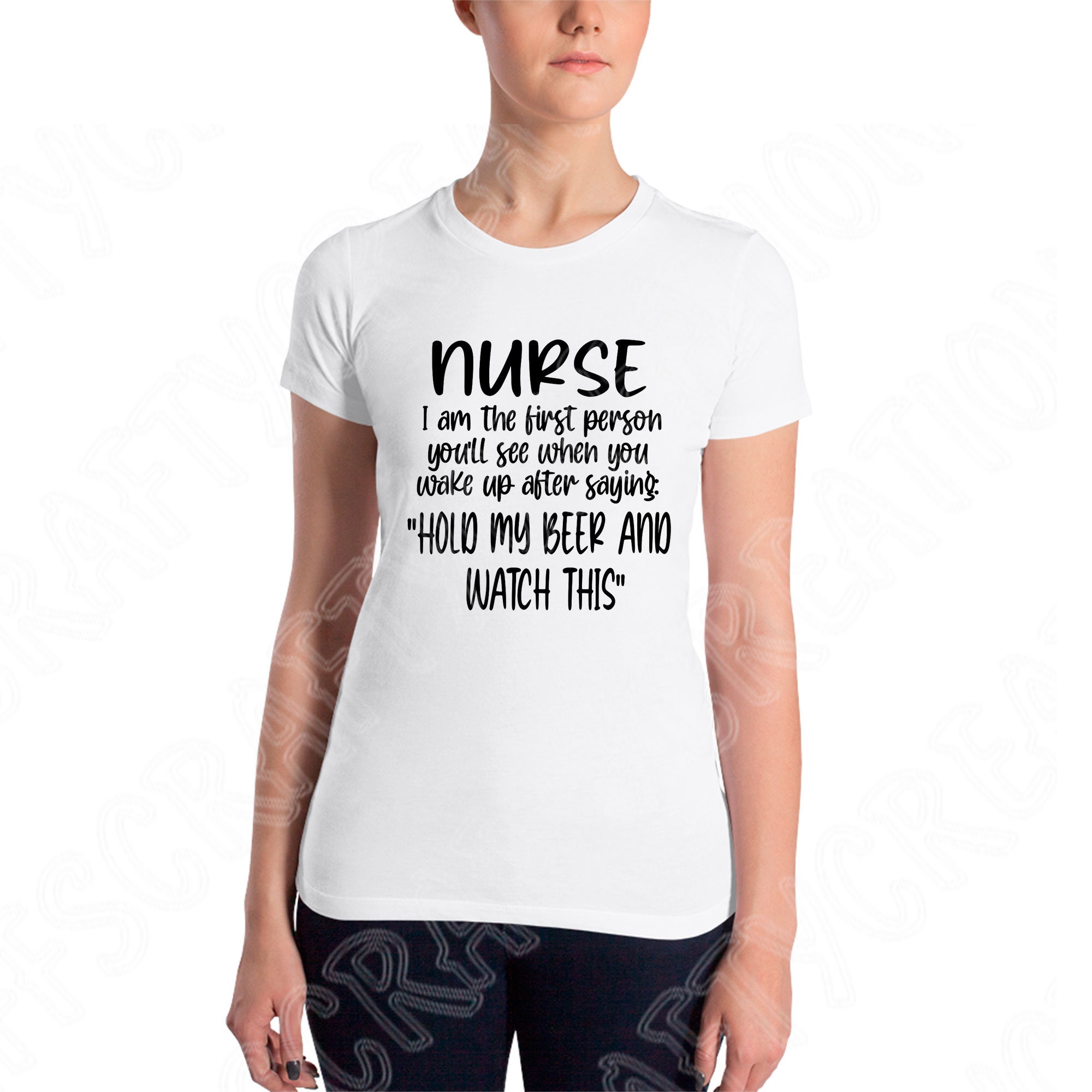 Funny Nurse Svg I'm The First Person You See Nurse Life | Etsy
