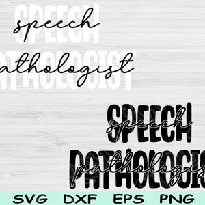 SLP Svg Dxf Png Cut File, Speech Pathologist Svg, Speech Therapist Svg Files For Cricut, Speech Pathology Svg Digital Sublimation Designs