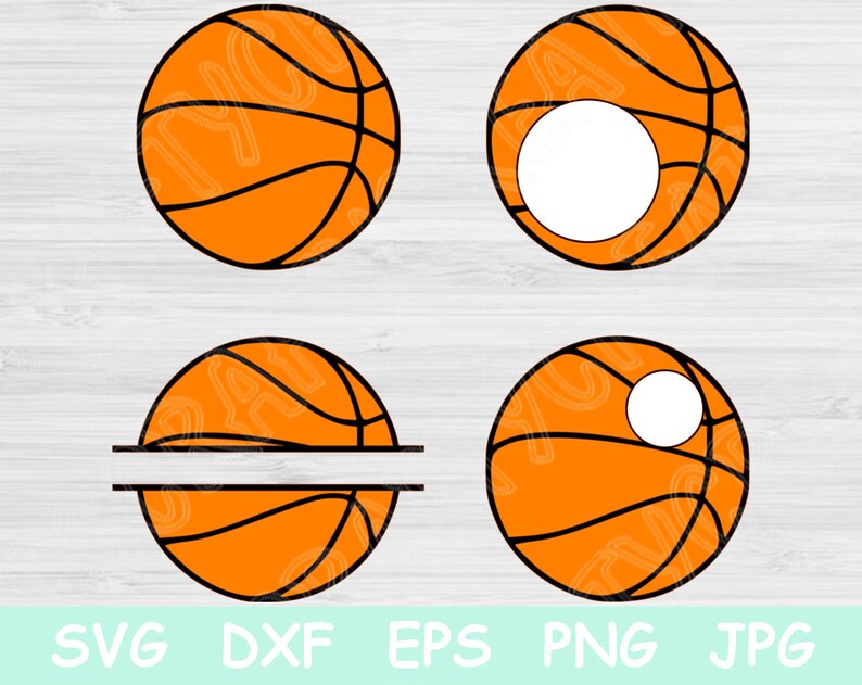 Split Basketball Svg Files for Athlete. Svg Basketball Dxf Cut Etsy