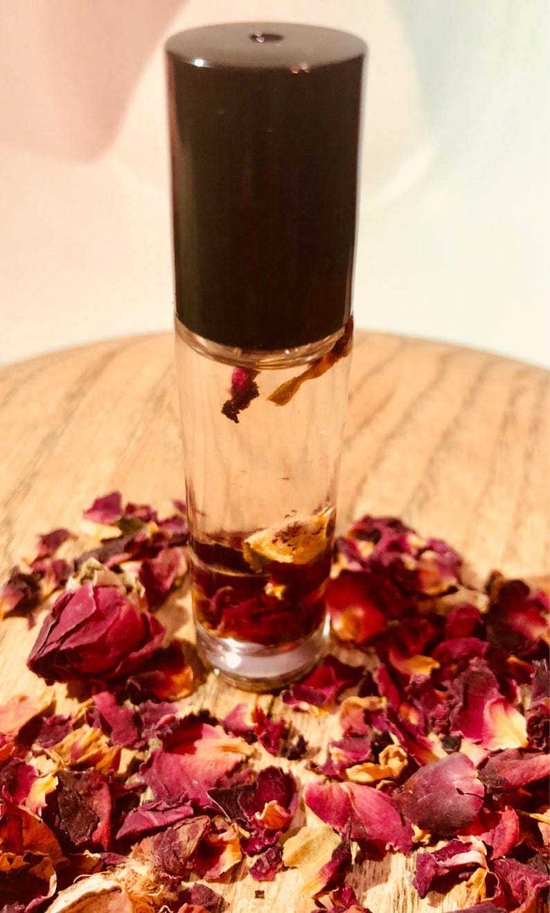 Natural Floral Perfume Roller Ball Boss Babe Rose Scented Etsy