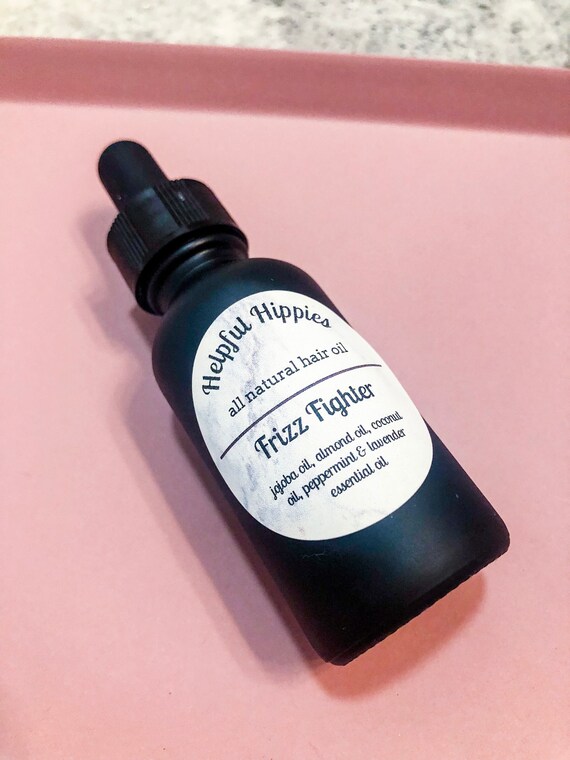 Frizz Fighter Hair Oil Frizzy Hair Serum Etsy