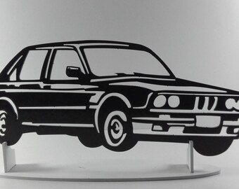 Plaque painted iron shop sign BMW E30