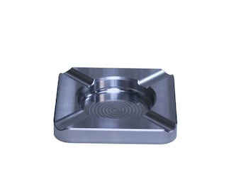 Heavy Duty, Solid Aluminum 4 Seater Ashtray