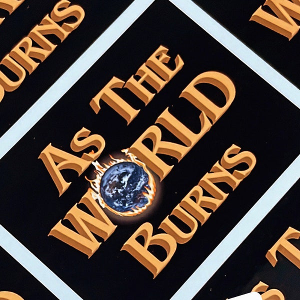 As the World Burns Sticker | Soap Opera TV Show Parody | ATWT | Free Shipping