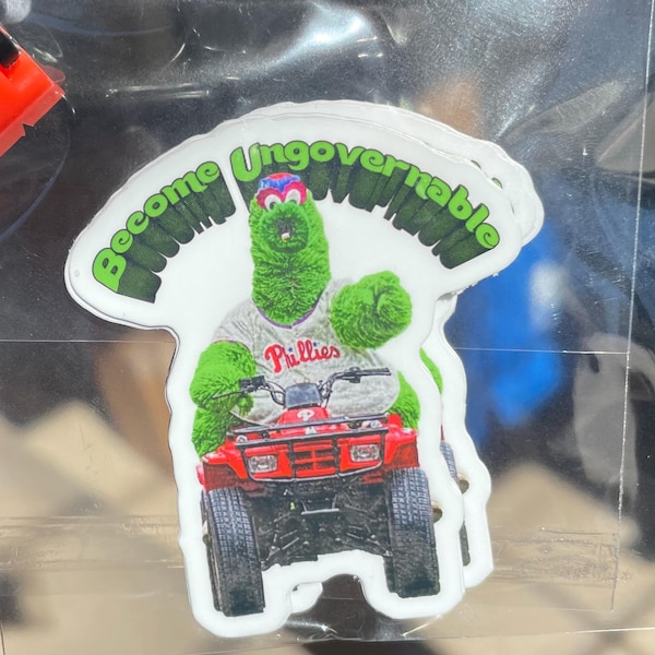 Become Ungovernable Phanatic Sticker: Philly Baseball Fan Gear