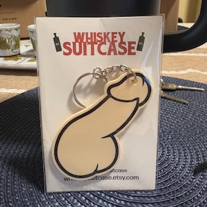 Funny Dangly D*ck Shaped Keychain