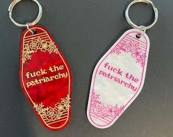 F the Patriarchy Keychain: Feminist Swift Gift