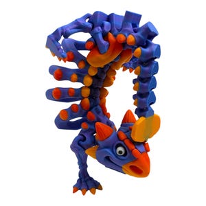 Articulated Skeleton Ankylosaurus Toy | 3D Printed Dinosaur Figurine | Moveable Fossil Toy | Dino Gift for Kids & Collectors