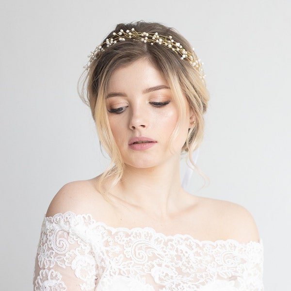 HEATHER hair vine / Bridal hair crown/ accessories Bridal headpiece headband Hair Pin Tiara Hair comb bespoke
