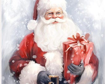 Picture a Christmas II Panels: Santa Traditional and Victorian by Riley Blake Designs