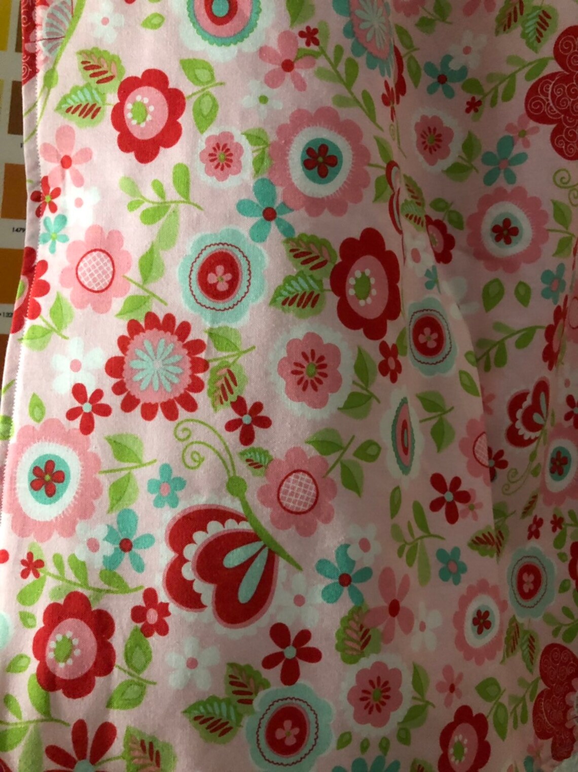 Riley Blake Designs Fabric Pink Butterflies and Berries Baby Etsy