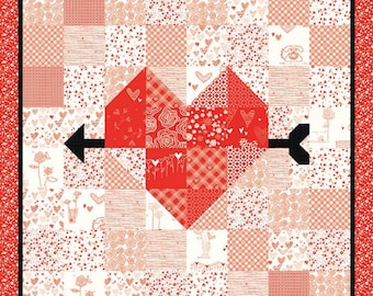 Sandy Gervais Arrow Heart Quilt and Table Runner Pattern