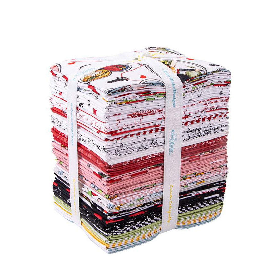 All My Heart Fat Quarter Bundle by J. Wecker Frisch for Riley Blake ...