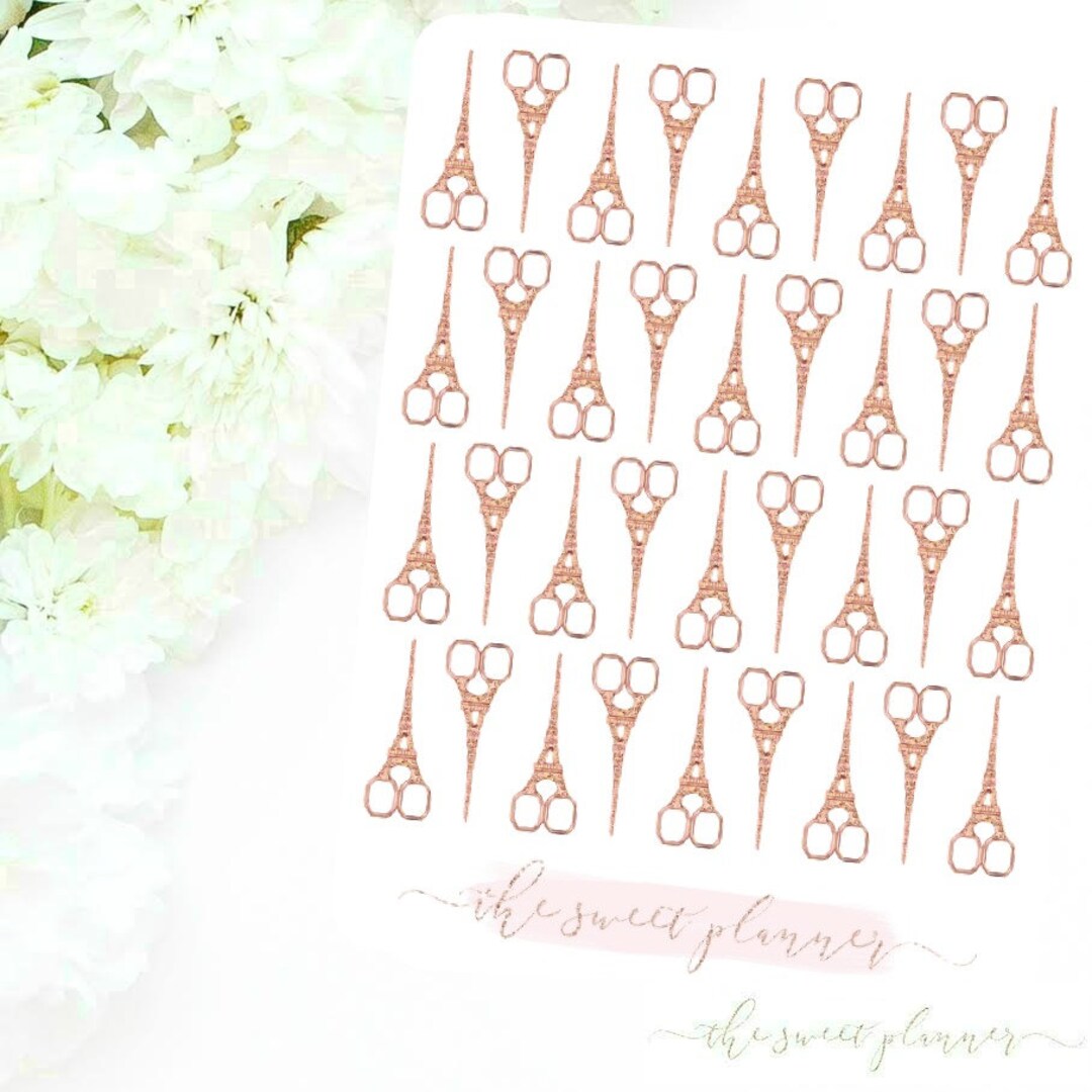 SCISSORS | Deco Sticker Sheet - Etsy