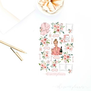 ME TIME | Deko Sticker Sheet | Pastell Planner Sticker | Home Planner Sticker