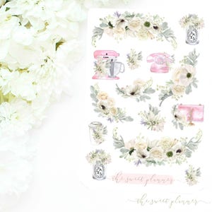 WINTER ROMANCE | Pastel Holiday Deco Sticker Sheet