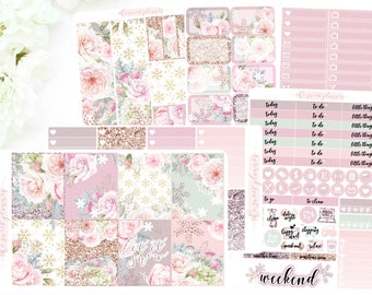 SNOWY FLORAL | 6 Page Sticker Kit | PREORDER | ECLPVertical