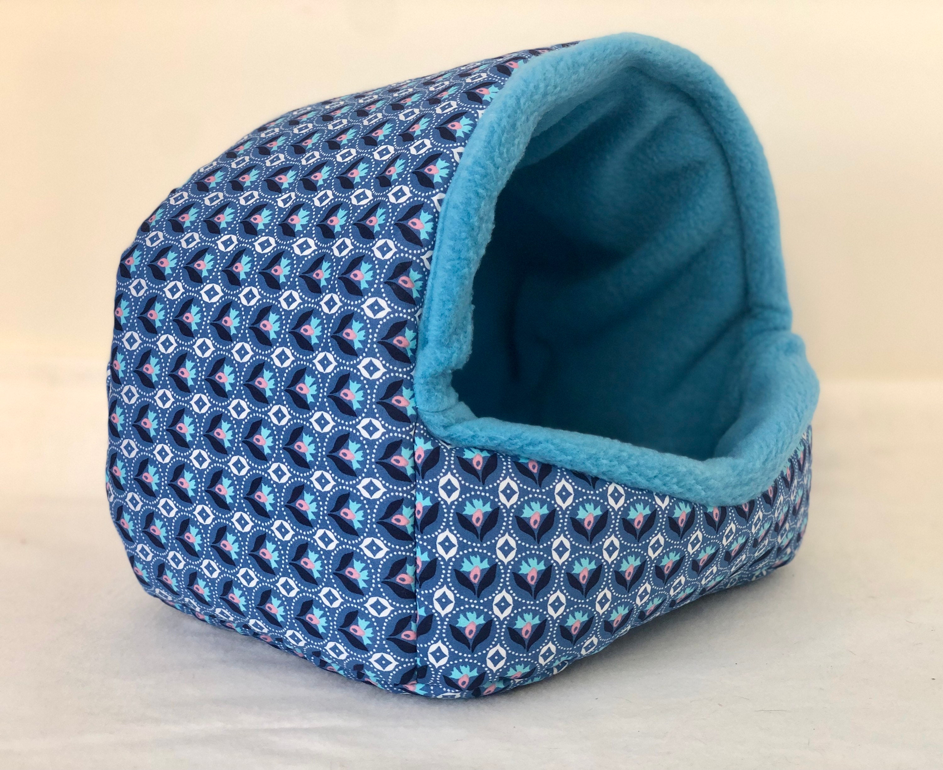 Igloo House Fleece for Guinea Pigs and Rats Blue Guinea Etsy