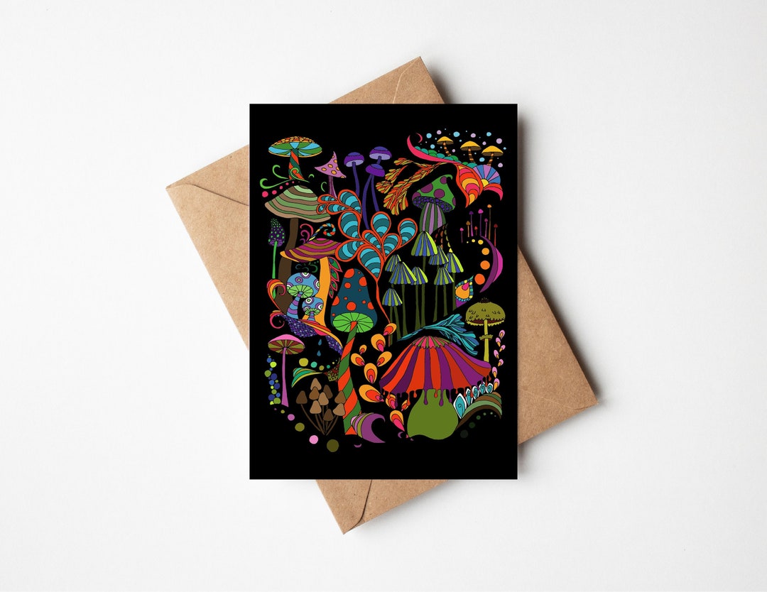 Pilz Karte Geburtstagskarte Blanko Karte druckbare Karte - Etsy.de