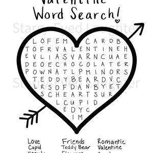 Valentine's Day Printable Activity Pages, Valentine Coloring Page and ...