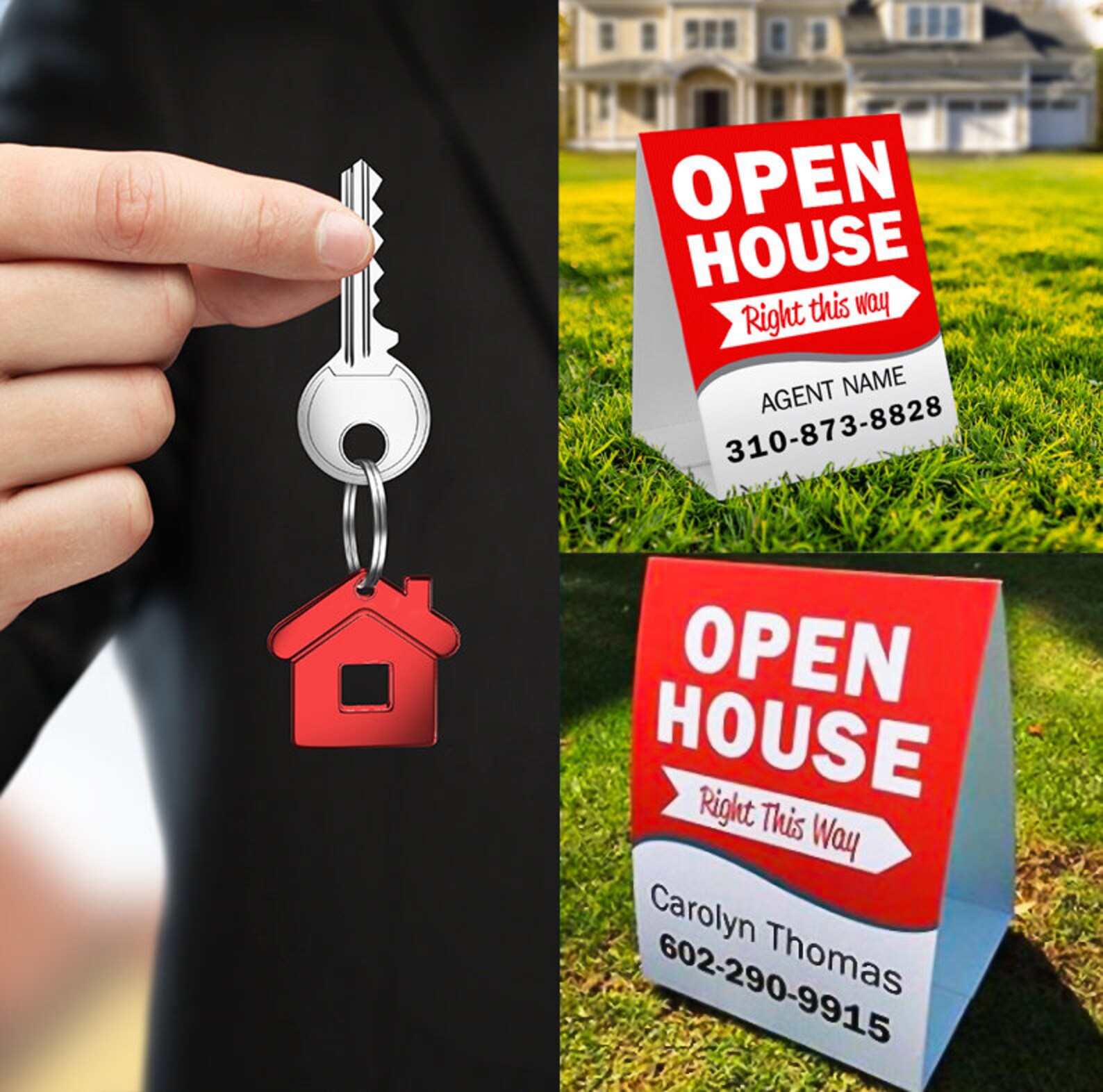 OPEN HOUSE AFrame Sign for Realtor Real Estate Open House Etsy