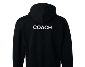 Coach Hoodie - Warm hoodie for Sports Coach, Trainer, fitness instructor/ mum dad gift/ personal trainer