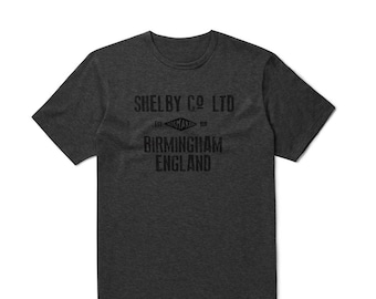 Shelby Co. Birmingham England Mens Vintage style T-shirt -  Inspired by Peaky Blinders. 1920&#39;s Peaky Blinder T-shirt