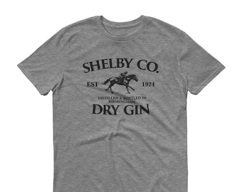Mens / Shelby Gin / Peaky Blinders Inspired tshirt / Shelby Gin Company T-shirt / Peaky Blinders Fans / Thomas Shelby / Gift for him