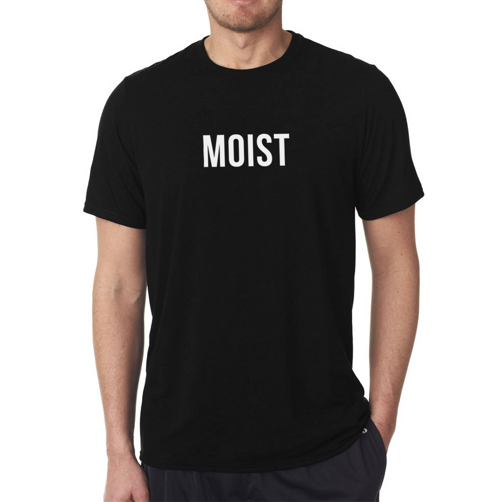 Image of Cheeky & Funny Moist Mens Tshirt, Controversial, Sick Sense Of Humour, Baking, Tee