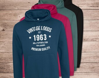 Birthday Hoodie, Vintage Hoodie, 30th 40th 50th 60th 70th Birthday shirt, Age Birthday Gift Bday Present Fun Novelty Bday Sweatshirt, Jumper