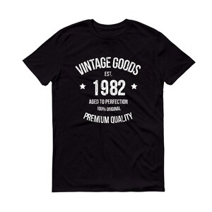 40th Birthday t-shirt, Vintage Birthday Organic tshirt, Mens Birthday Gift for him, age 40 gift, Organic Birthday shirt, Mens Birthday Gift