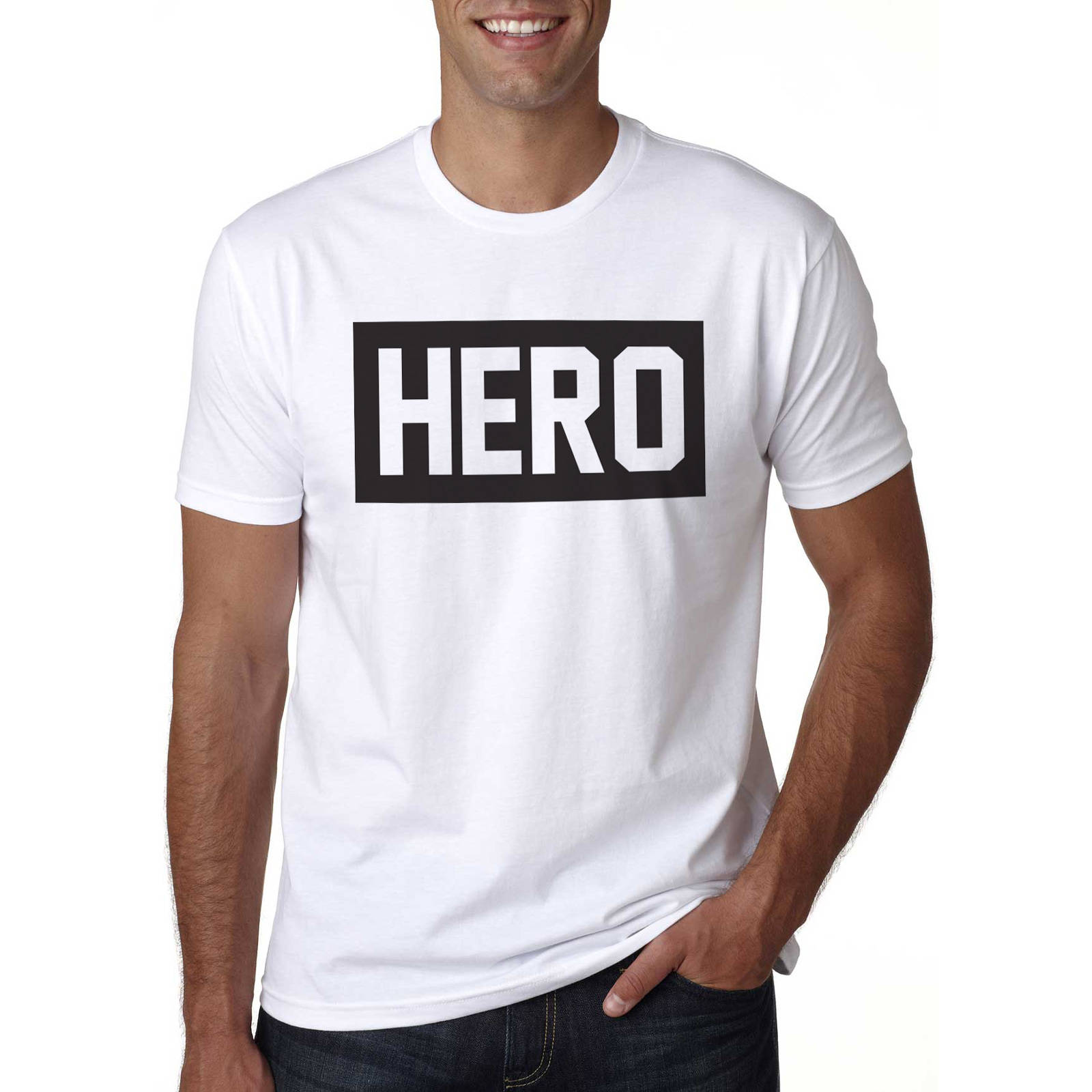 Image of Hero Slogan Tshirt, Father's Day, Boyfriend/New Dad /Dad Gift/ Fiance/ Mens Gift