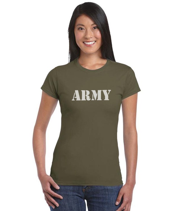 army t shirt womens