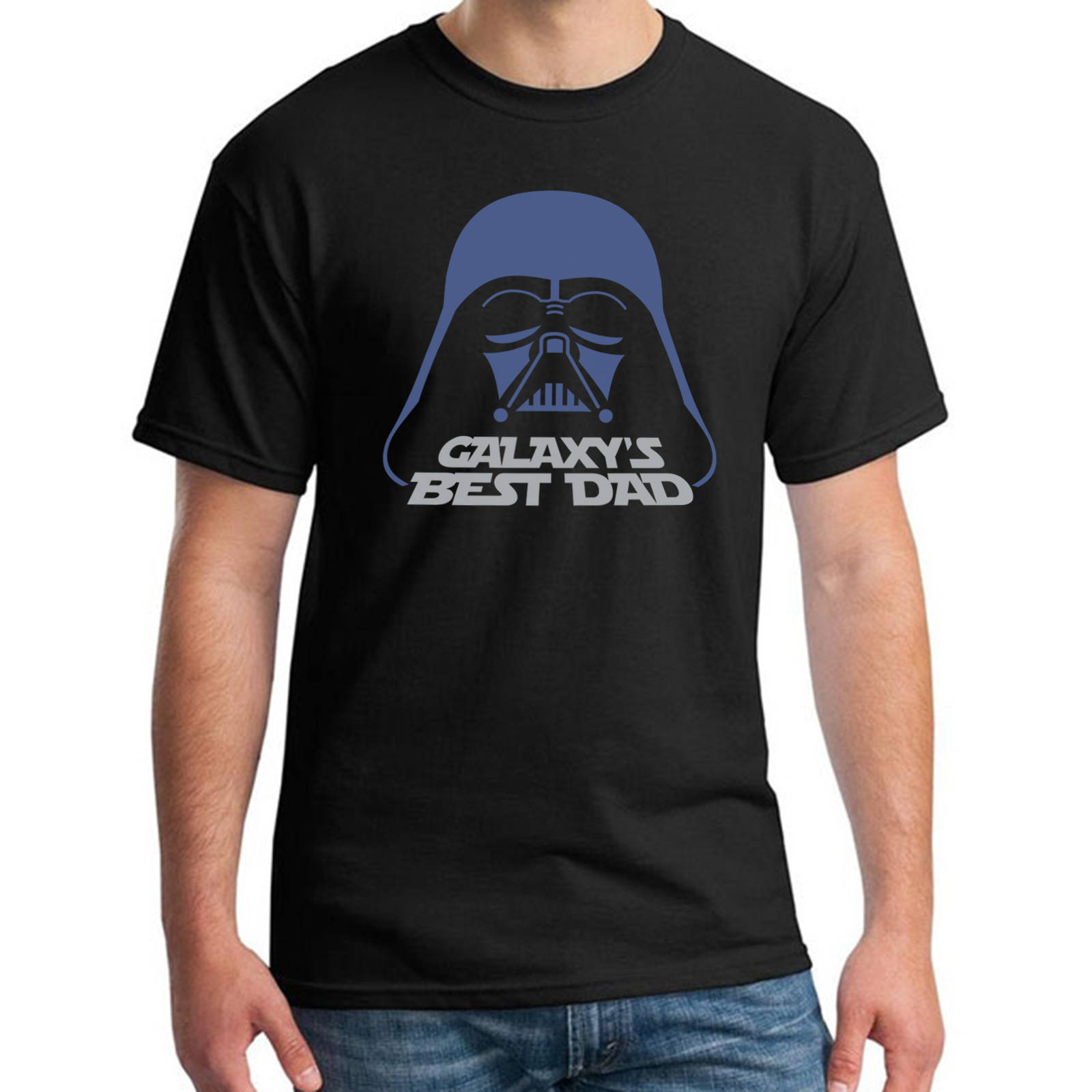 Mens Star Wars Inspired Darth Vader Galaxy s Best Dad Tshirt Father s Day Birthday World s Best Dad Tee