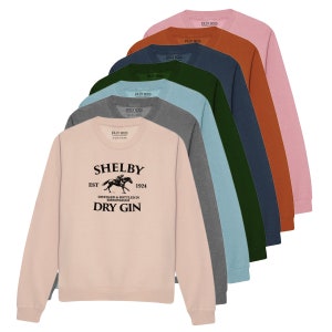 Shelby Gin Company Sweatshirt Inspired by Peaky Blinders, Shelby Gin Peaky Blinders, Shelby Co Birmingham, Unisex Jumper, Mens Sweater image 1