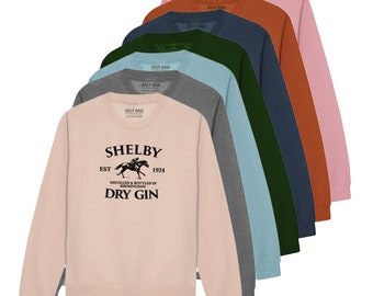 Shelby Gin Company Sweatshirt Inspired by Peaky Blinders, Shelby Gin Peaky Blinders, Shelby Co Birmingham, Unisex Jumper, Mens Sweater