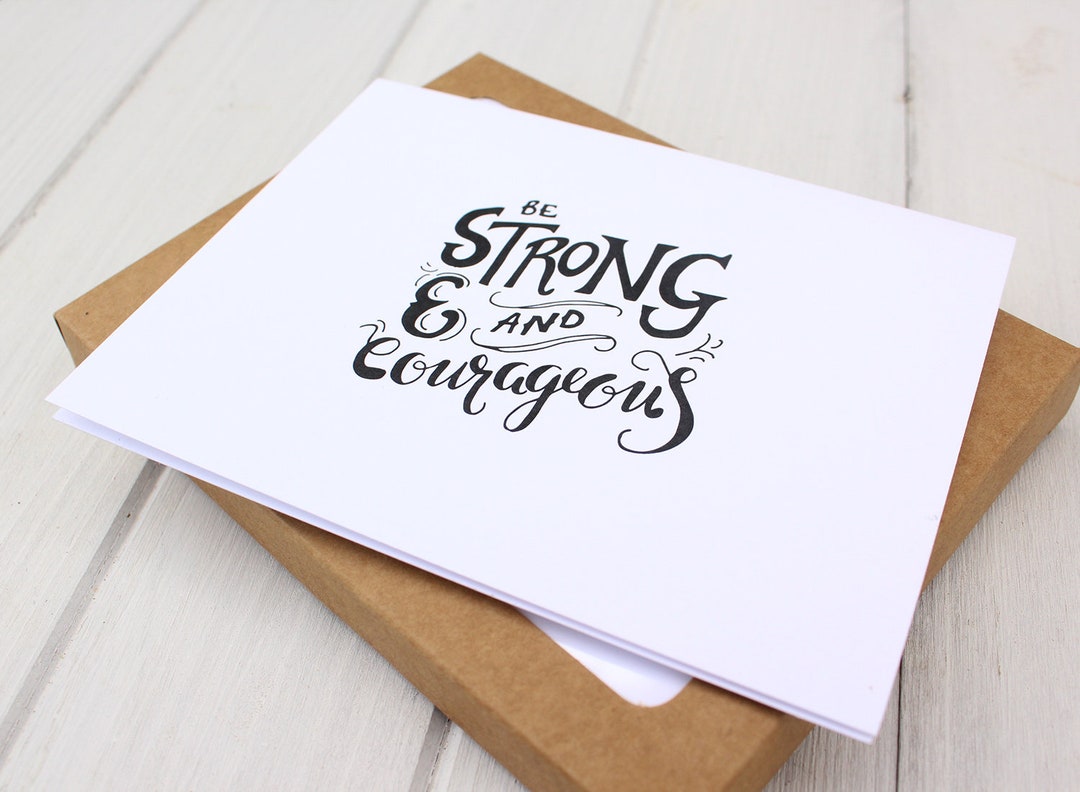Handlettered Notecards [various Styles] - Etsy
