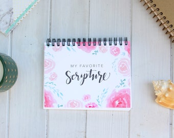 Scripture Journal, Scripture Notebook, Scripture Cards, Verse Cards