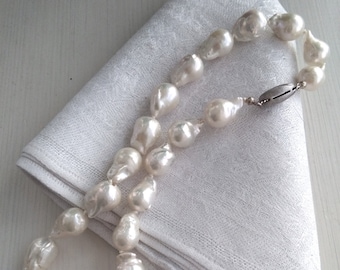 Kasumi edison like pearl necklace, natural freshwater womens collier, classic gift!