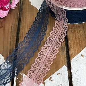 1 roll 22 meters of lace ribbon lace ribbon lace trim 2.7 cm image 2