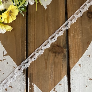 Lace Ribbon Tulle Lace Lace Trim White 13 mm