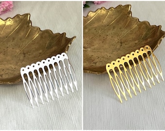 Pettine per capelli in metallo Accessori per capelli Tiara da sposa Velo Cappello per modisteria