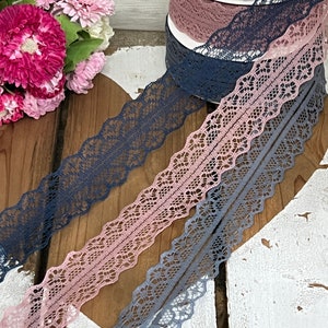 1 roll 22 meters of lace ribbon lace ribbon lace trim 2.7 cm image 1