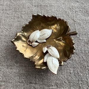 2pcs Enamel Leaves Pendant Jewelry Gold Leaf Hair Accessories