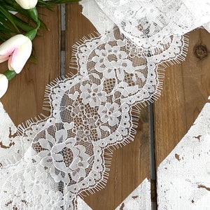 Lace trim French lace ivory 9 cm