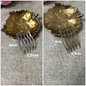 Metal Hair Comb Hair Accessory Bridal Jewelry Tiara Veil Hat Making Millinery