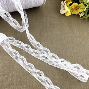 Lace Ribbon Tulle Lace Lace Trim White 16 mm