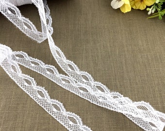 Lace ribbon tulle lace lace border white 16 mm